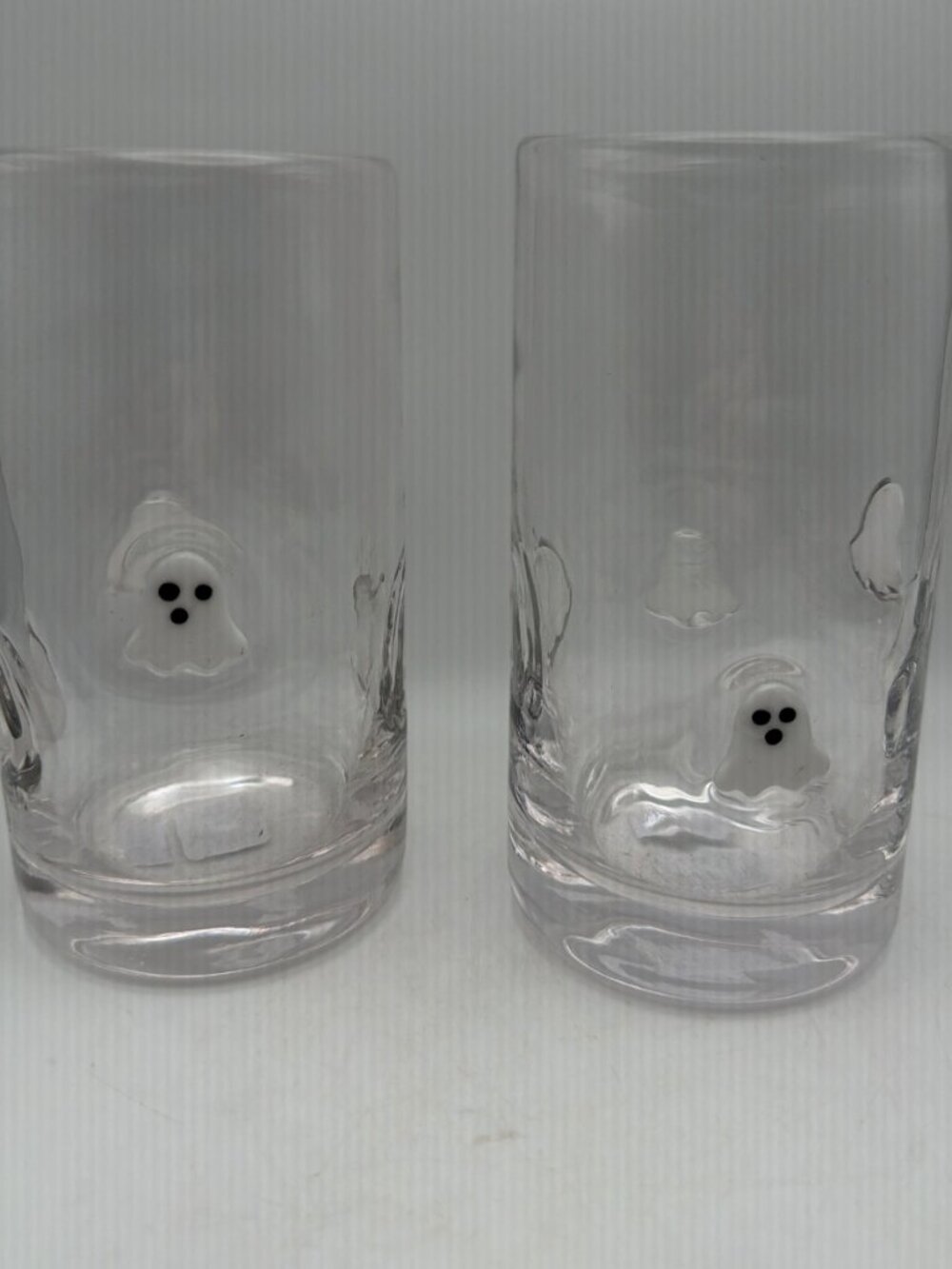 Crate & Barrel Ghost High Ball Icon Juice Glass New Set of 2